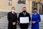 KDU-�SL, ODS a TOP 09 podepsaly memorandum o spolupr�ci 